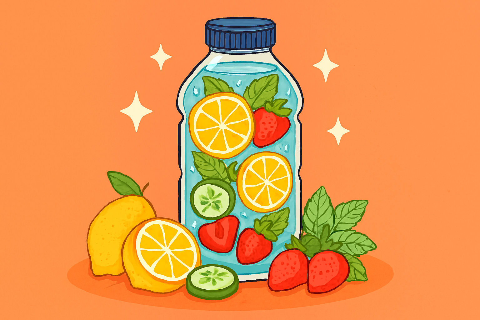 DIY Infused Water Segar dan Low Budget: Rahasia Hidup Sehat Gen Z