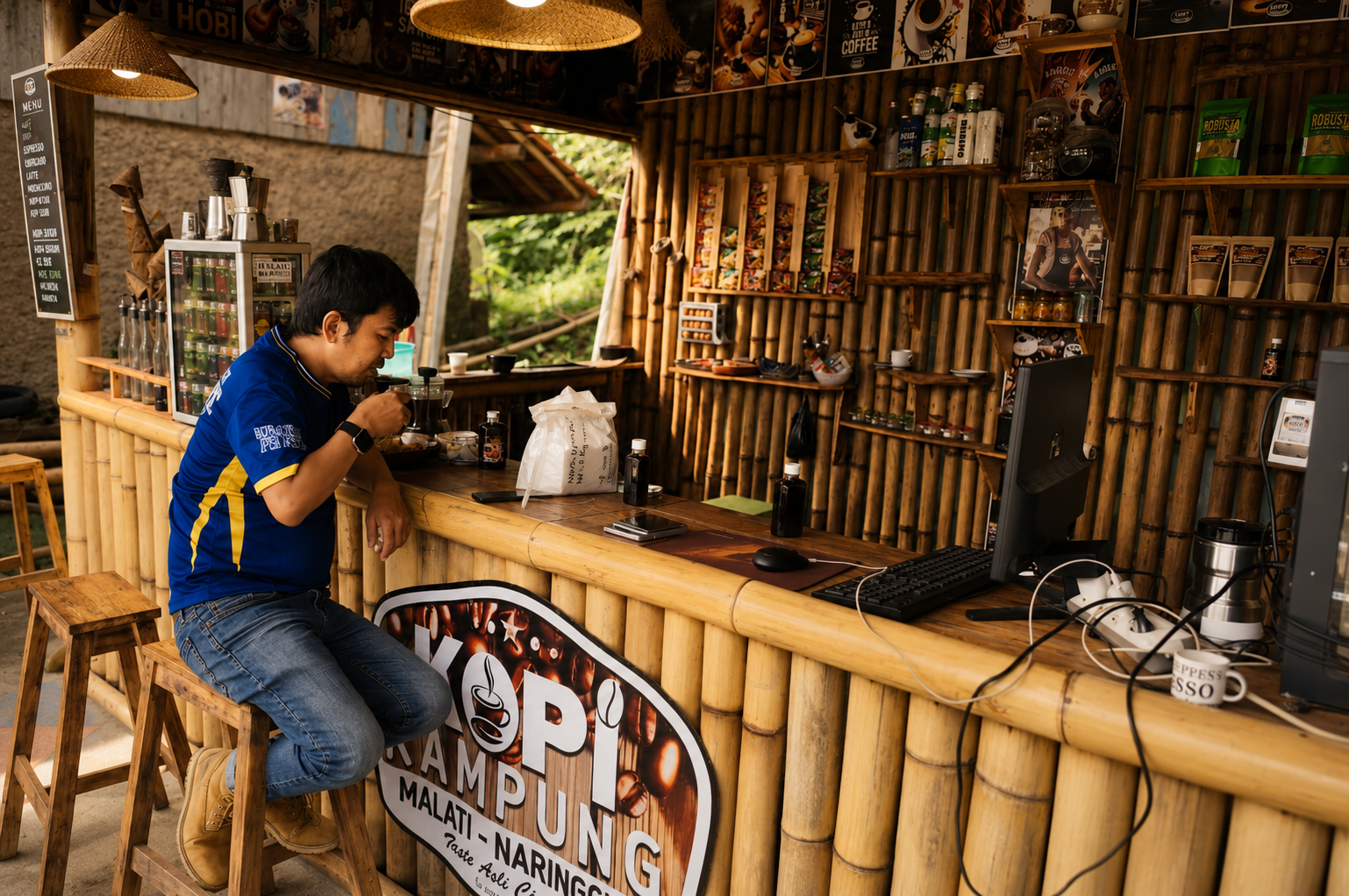 Kopi Kampung Desa Malati Kecamatan Cidaun Kabupaten Cianjur Selatan