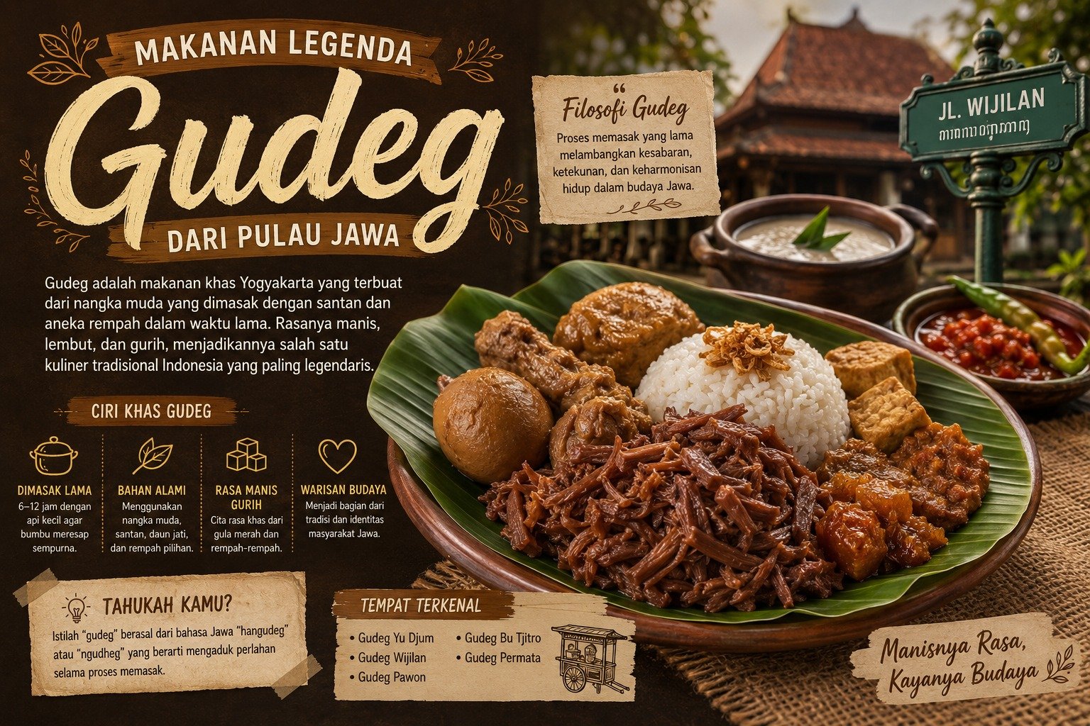 Gudeg, Makanan Legenda dari Pulau Jawa yang Tetap Melegenda Hingga Kini