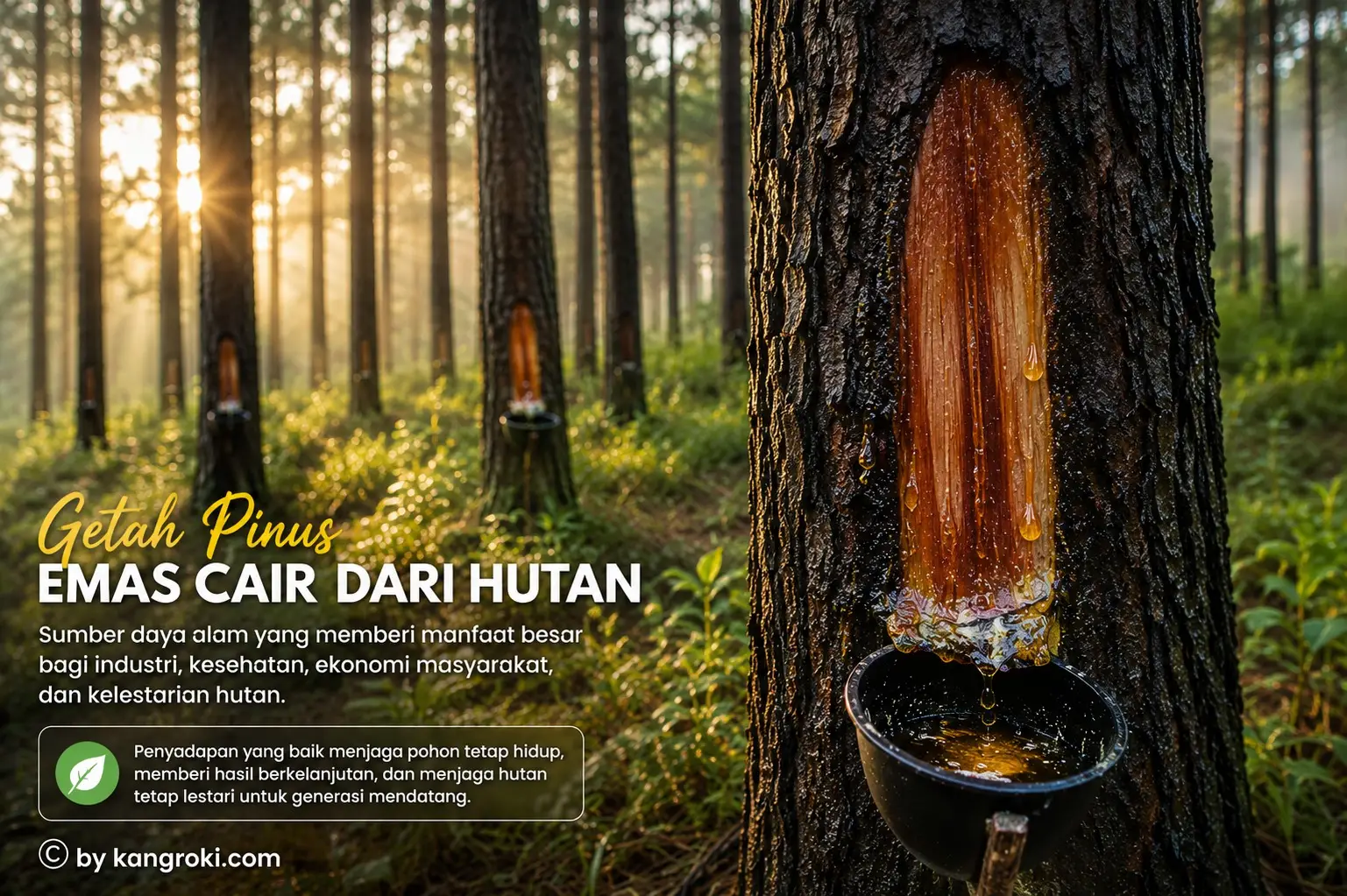 Manfaat Getah Pinus untuk Kehidupan: Harta Karun Hutan yang Bernilai Ekonomi, Kesehatan, dan Industri
