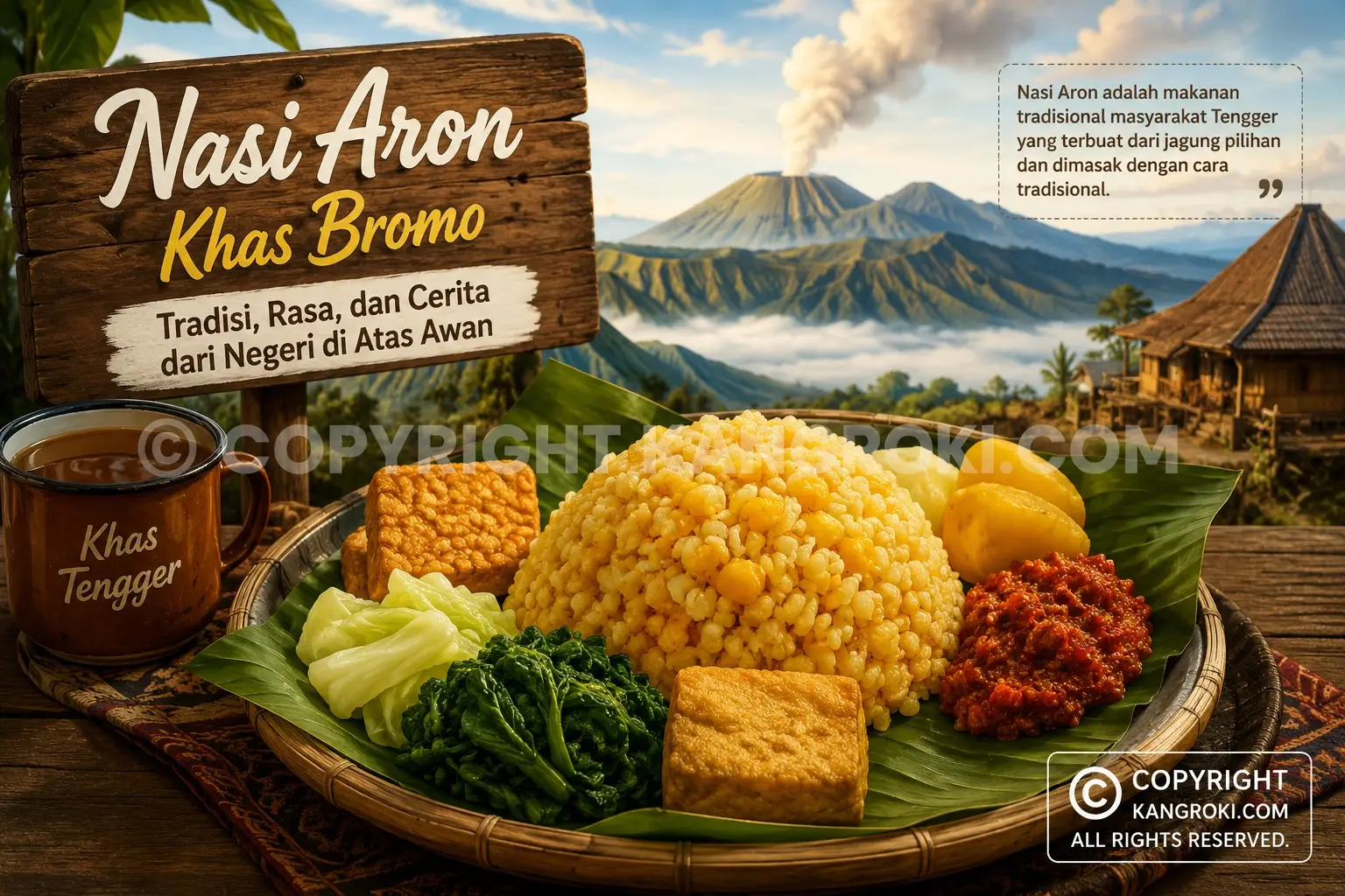 Nasi Aron Khas Bromo, Kuliner Tradisional yang Wajib Dicoba Saat Menjelajahi Negeri di Atas Awan
