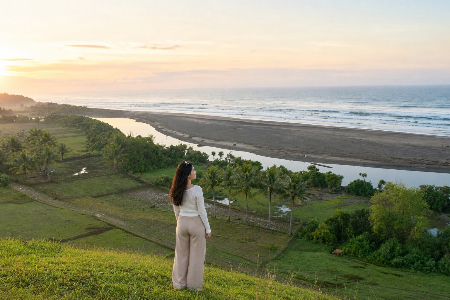Pantai Lugina Agrabinta Cianjur Selatan: Pesona Hidden Gem Samudra Hindia yang Masih Alami, Lengkap dengan Rute, Harga Tiket, Daya Tarik, dan Tips Berkunjung
