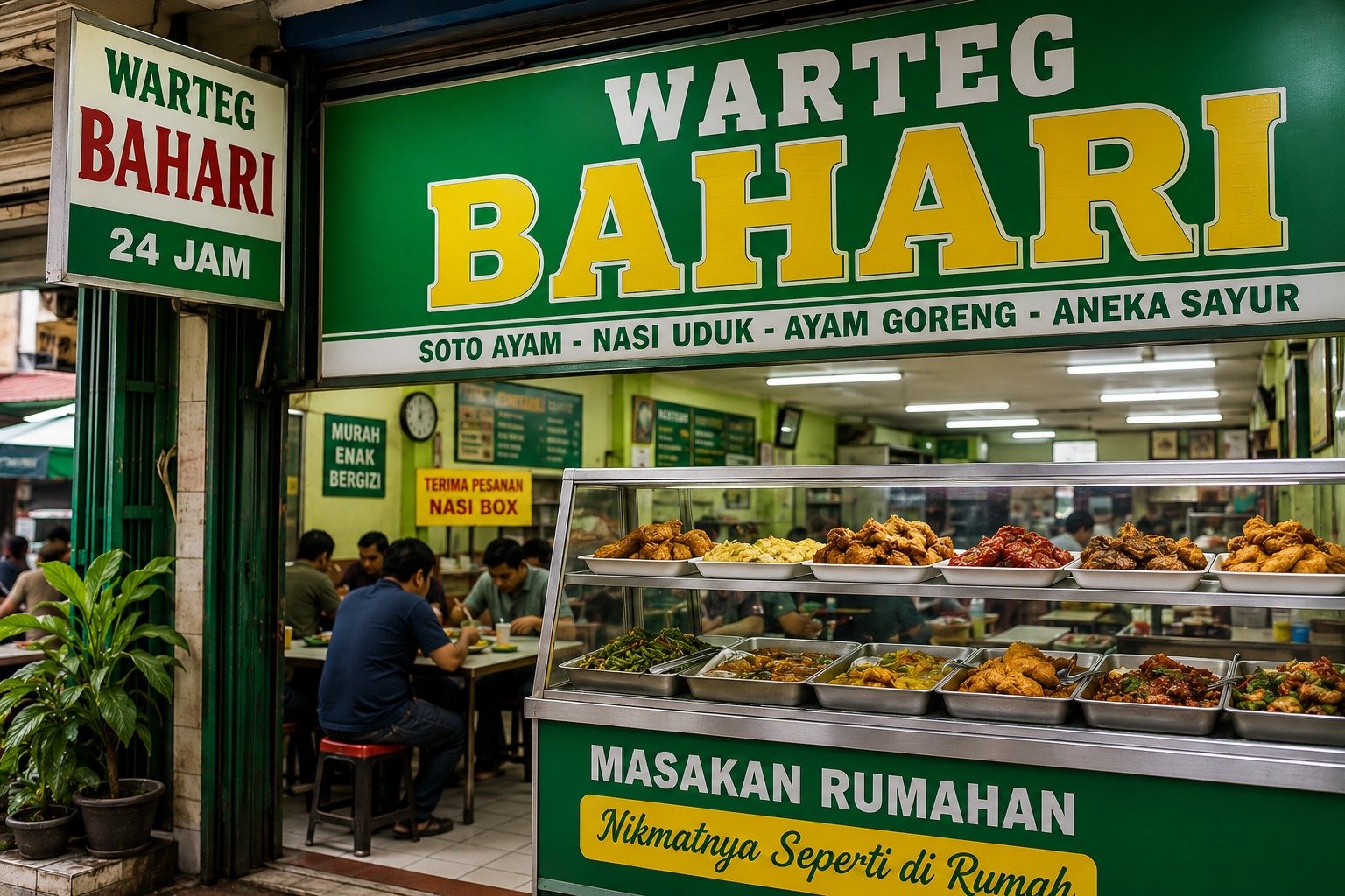 Dari Gerobak Sederhana Menjadi Raksasa Kuliner: Rahasia Kesuksesan Warteg Bahari Menguasai Bisnis Rumah Makan Kecil di Indonesia