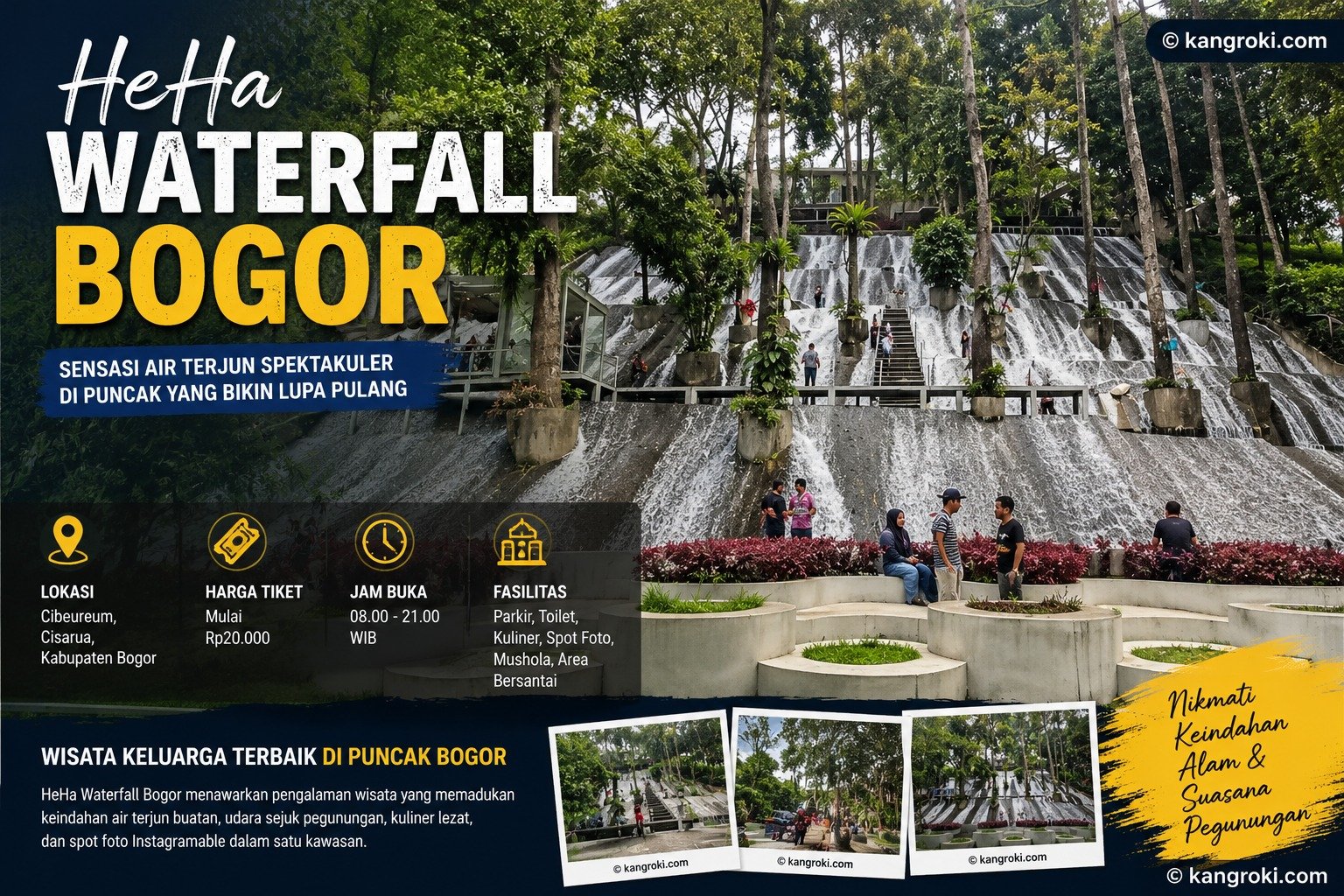 HeHa Waterfall Bogor: Sensasi Air Terjun Spektakuler di Puncak yang Bikin Lupa Pulang