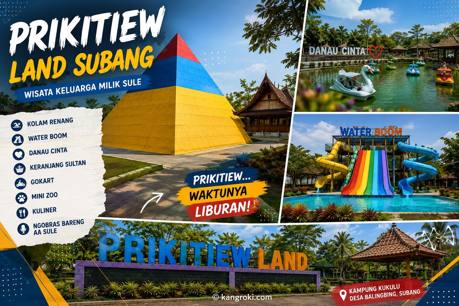 Prikitiew Land Subang: Wisata Keluarga Milik Sule yang Makin Hits dan Bikin Penasaran